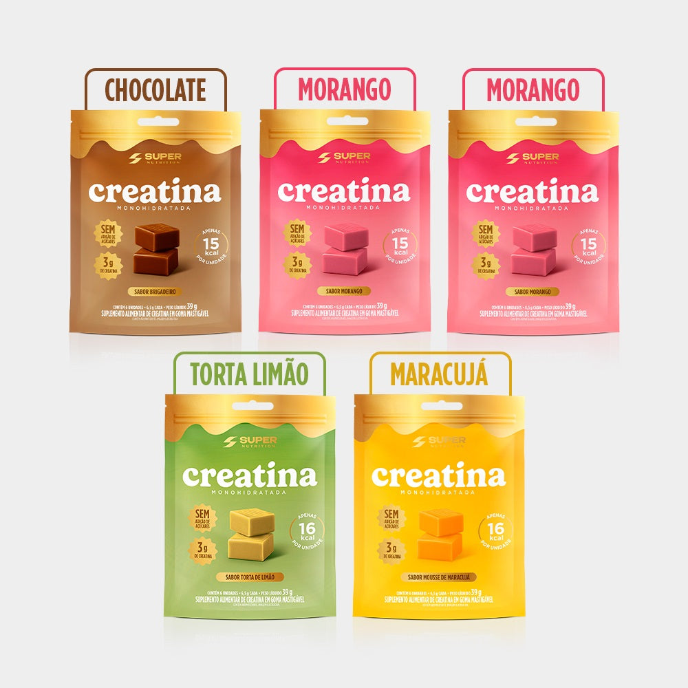 Degustação Completa Caramelos de Creatina