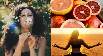 Mulheres curtem um dia de sol após tomarem laranja moro.