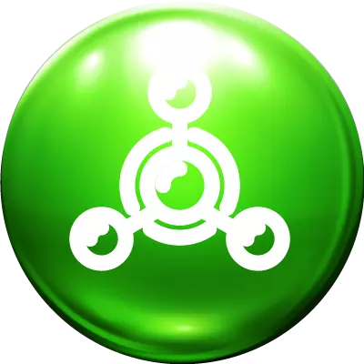 Ícone verde tirosina