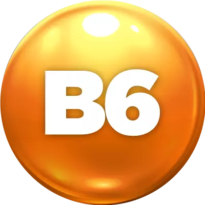 Ícone laranja vitamina b6