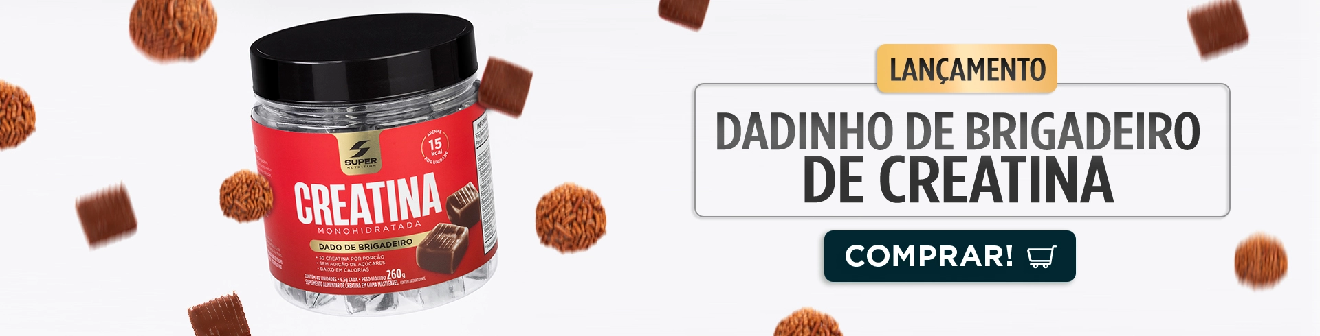 Banner Creatina Brigadeiro