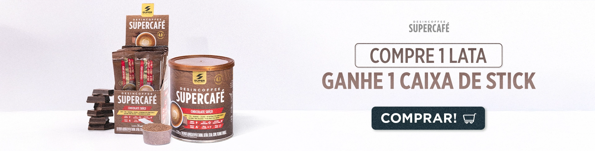 Compre Lata Ganhe Caixa Stick Supercafé