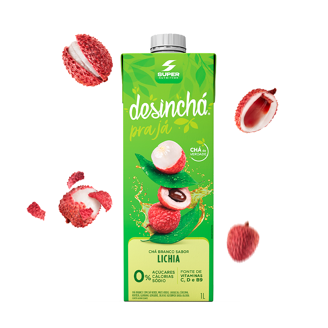 Chá Branco com Lichia