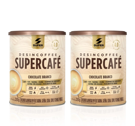 02 Latas de Supercafé Chocolate Branco