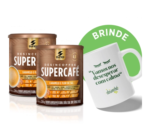 Compre 2 Supercafés Caramelo e Flor de Sal, Ganhe Caneca | Desesperar com Calma