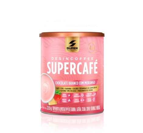 Compre 2 Supercafés Chocolate Branco c/ Morango, Ganhe Caneca | Jovem Senhora