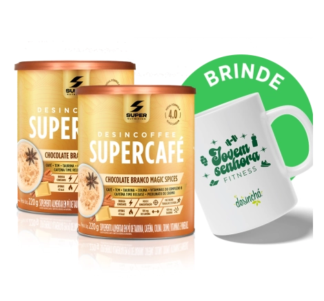 Compre 2 Supercafés Chocolate Branco Magic Spices, Ganhe Caneca | Jovem Senhora