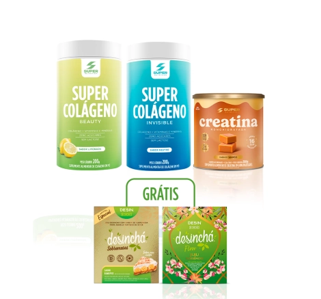 Kit Colágenos + Caramelo de Creatina + Desinchás (brindes)