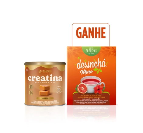 Compre 01 Caramelo de Creatina, Ganhe 01 Desinchá Moro (30 sachês)