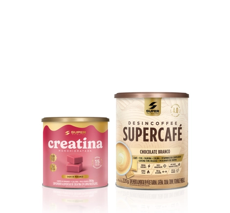 Caramelo de Creatina Sabor Morango + Supercafé