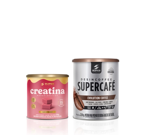 Caramelo de Creatina Sabor Morango + Supercafé