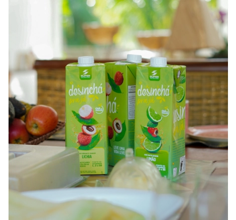 Desinchá Pra Já Chá Branco Sabor Lichia (1 litro)