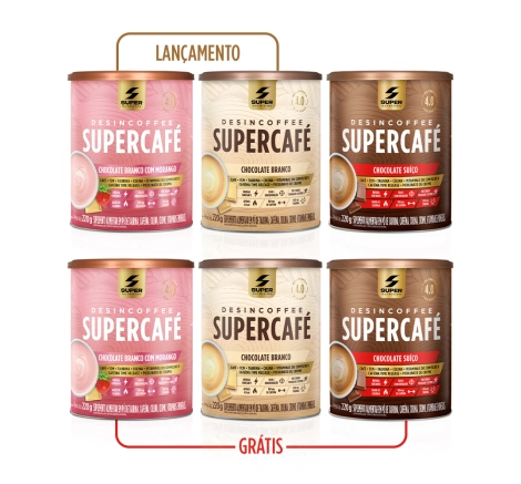 Compre 3, Leve 6: 02 Morango + 02 Chocolate Branco + 02 Chocolate Suiço