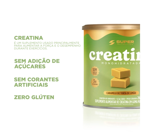 Combo Caramelos de Creatina: Maracujá + Limão + Boné Exclusivo
