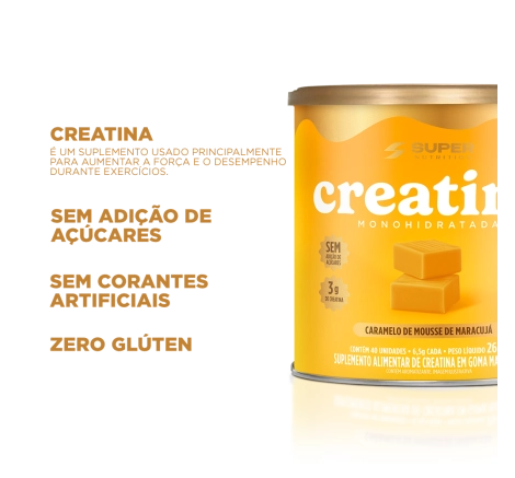 Combo Caramelos de Creatina: Maracujá + Limão + Boné Exclusivo