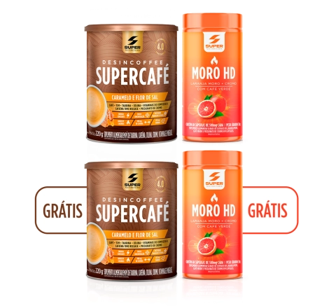 Combo Em Dobro: Supercafé Caramelo + Moro HD