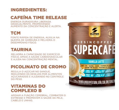 Combo Em Dobro: Supercafé Vanilla + Moro HD