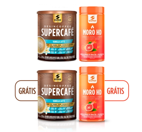 Combo Em Dobro: Supercafé Vanilla + Moro HD