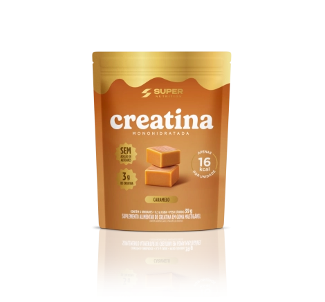 Caramelos de Creatina | Combo Napolitano 3 Mini Packs (Caramelo, Brigadeiro e Morango)