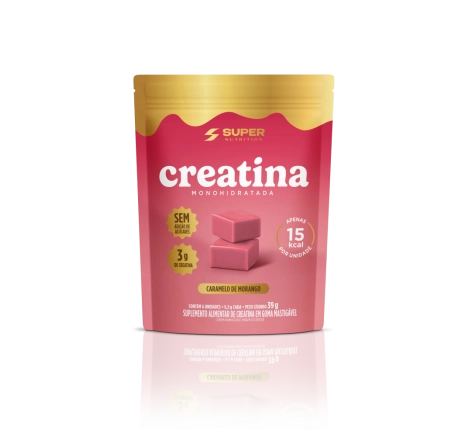 Caramelos de Creatina | Combo Napolitano 3 Mini Packs (Caramelo, Brigadeiro e Morango)