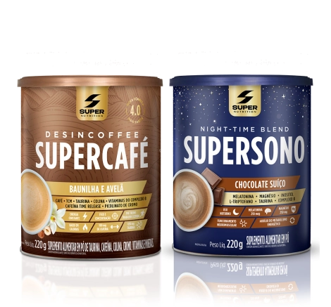 Combo Supercafé Baunilha e Avelã + Supersono