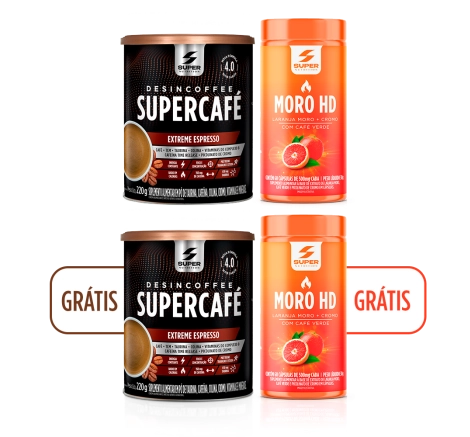 Combo Supercafé Extreme + Moro HD + Leve o Dobro