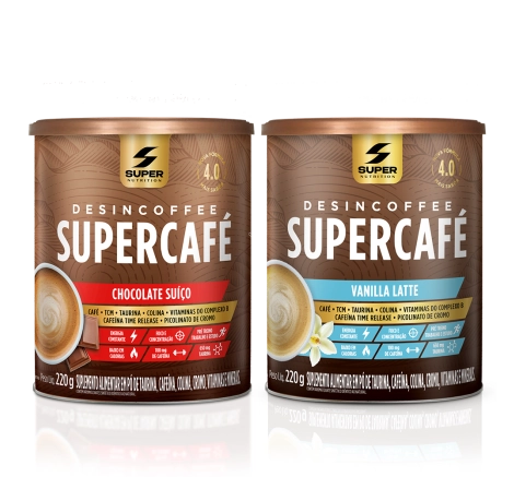 Supercafé - Compre 01 Chocolate Suíço + 01 Vanilla Latte