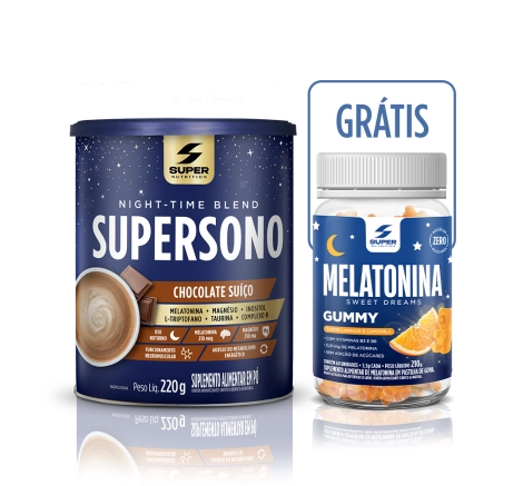 Compre 01 Supersono, Ganhe 01 SuperGummy Melatonina