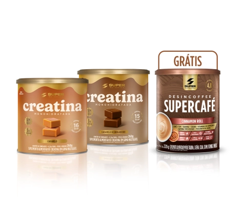 Compre 02 Caramelos de Creatina, Ganhe&nbsp;01&nbsp;Supercafé