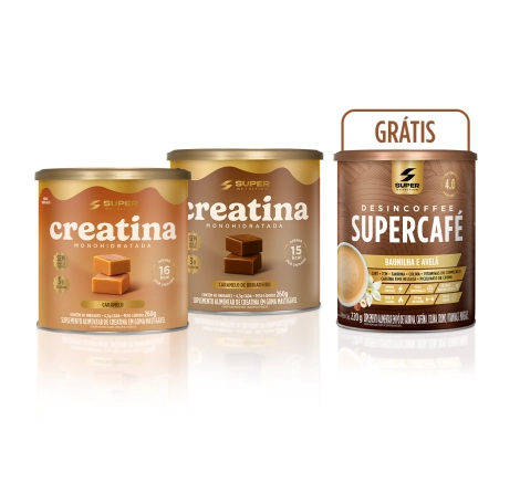 Compre 02 Caramelos de Creatina, Ganhe&nbsp;01&nbsp;Supercafé