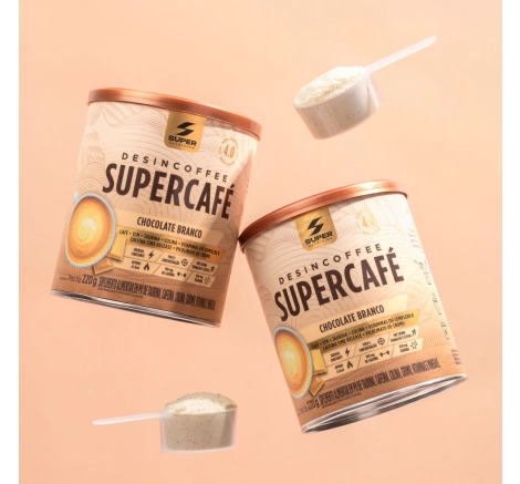 Compre 02 Supercafés Chocolate Branco, Ganhe 01 Caneca de Brinde