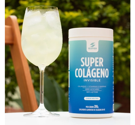 Compre 1 Colágeno Invisible sabor Neutro da Super Nutrition Ganhe 1 Desinchá Flow da Juju Norremose