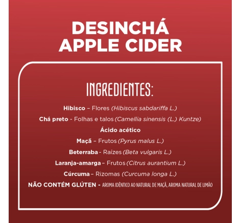 Compre 1 Gummy Apple e Ganhe 1 Desinchá Apple Cider (30 sachês)