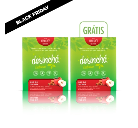 Compre 1, Leve 2: Desinchá Maçã com Canela Compre 1, Leve 2: Desinchá Maçã com Canela