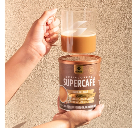 Foto Compre 1 Leve 2 Supercafé Desincoffee Baunilha e Avelã 220g