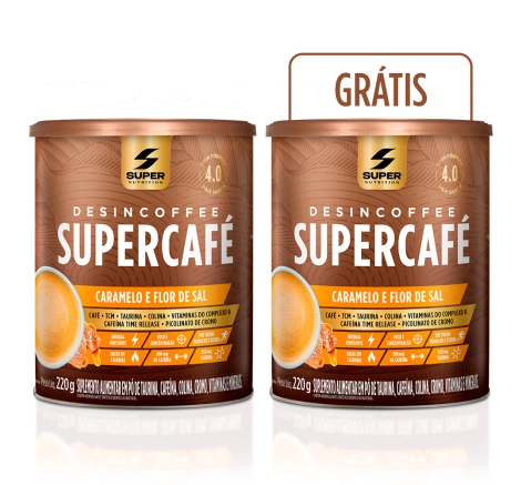 Compre 1, Leve 2 Supercafé Desincoffee Caramelo e Flor de Sal 220g