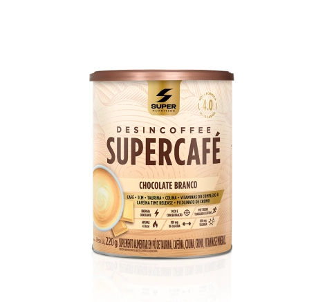 Lata Desincoffee Supercafé Chocolate Branco