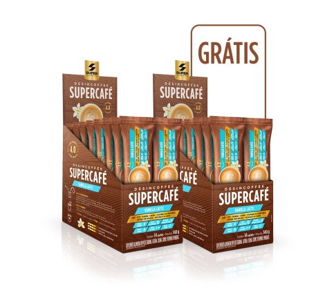 Compre 1 Leve 2 Stick Desincoffee Supercafé Vanilla Latte 14 unidades 10g