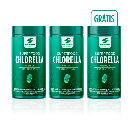 Superfood Chlorella 60 cápsulas 