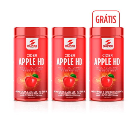 kit 3 Apple Cider HD 60 cápsulas