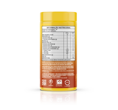 Tabela Nutricional Super Ômega 3 EPA + DHA (60 cápsulas)
