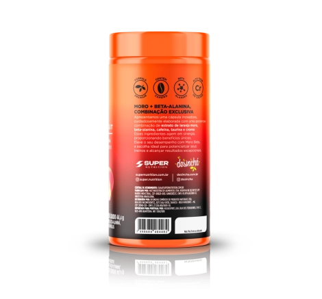 Compre 2 Leve 3 Moro Beta Laranja Moro, Beta-Alanina e Cafeína (60 cápsulas cada)