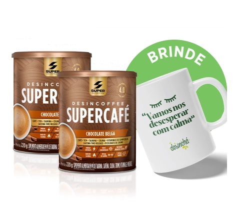 Compre 2 Supercafés Chocolate Belga, Ganhe Caneca | Desesperar com Calma Compre 2 Supercafés Chocolate Belga, Ganhe Caneca | Desesperar com Calma