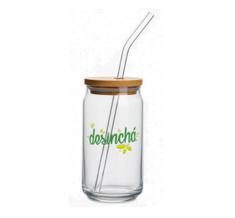 Copo de Vidro Desinchá | Mood Leve Sempre