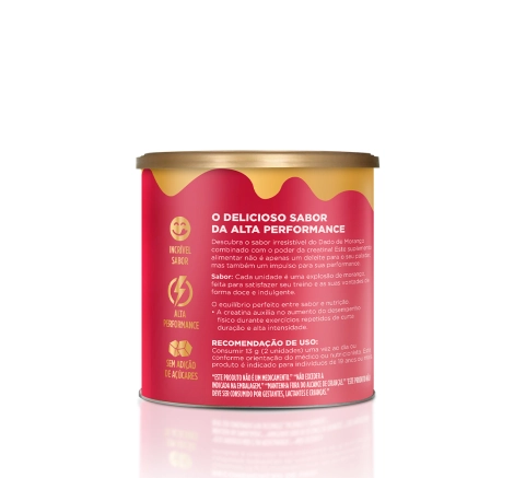 Dado de Creatina Sabor Morango Super Nutrition (40 unidades)