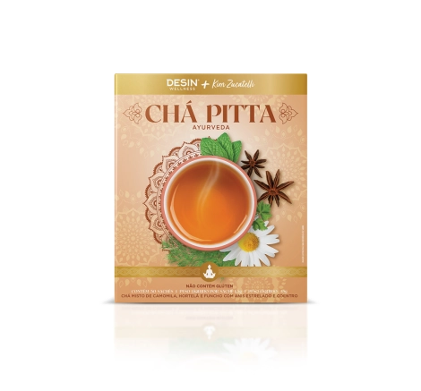 Desinchá Ayurveda Pitta + Apple Cider (30 sachês) + Brinde