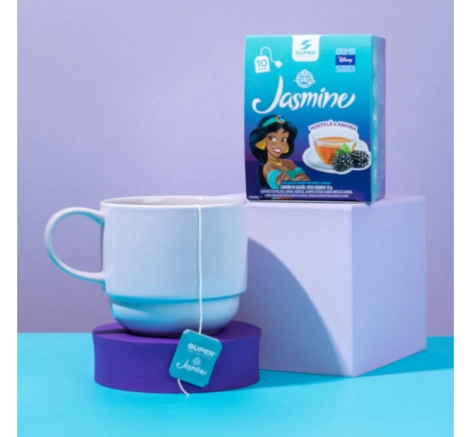 Desinchá Disney Jasmine - Hortelã e Amora (10 sachês)