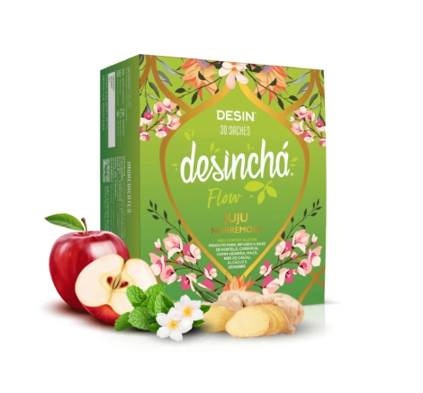 Desinchá Flow + Apple Cider (30 sachês) + Brinde
