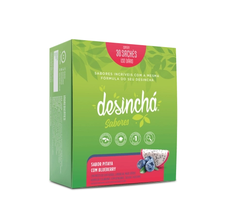 Desinchá Piyata com Blueberry + Apple Cider (30 sachês) + Brinde