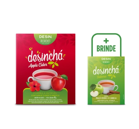 Desinchá Apple Cider + Maçã Verde com Canela